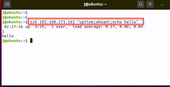 Ssh Run Multiple Commands In One Line Linux Tutorials